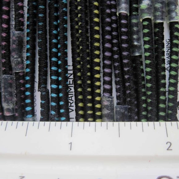 18 Goody Skinny Black w Color Stay Put Hair Bands - Picture 3 of 6